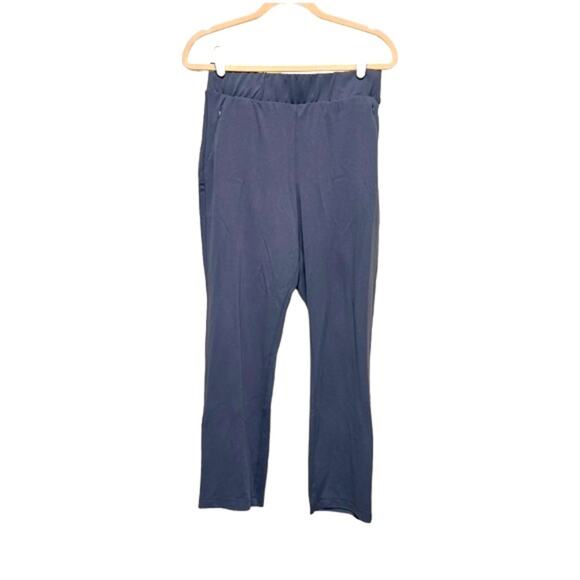 Universal Standard Ponte Pull-on Comfortable Charcoal Gray Straight Leg Pants XS - Picture 2 of 8